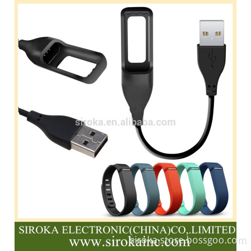 High quality Black Replacement USB charger charging cable for Fitbit Flex wireless bracelet as Christmas gifts